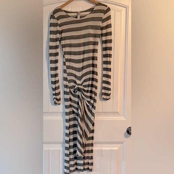 Free People Beach Go Lightly Strip Knot Linen Maxi dress - Picture 3 of 8